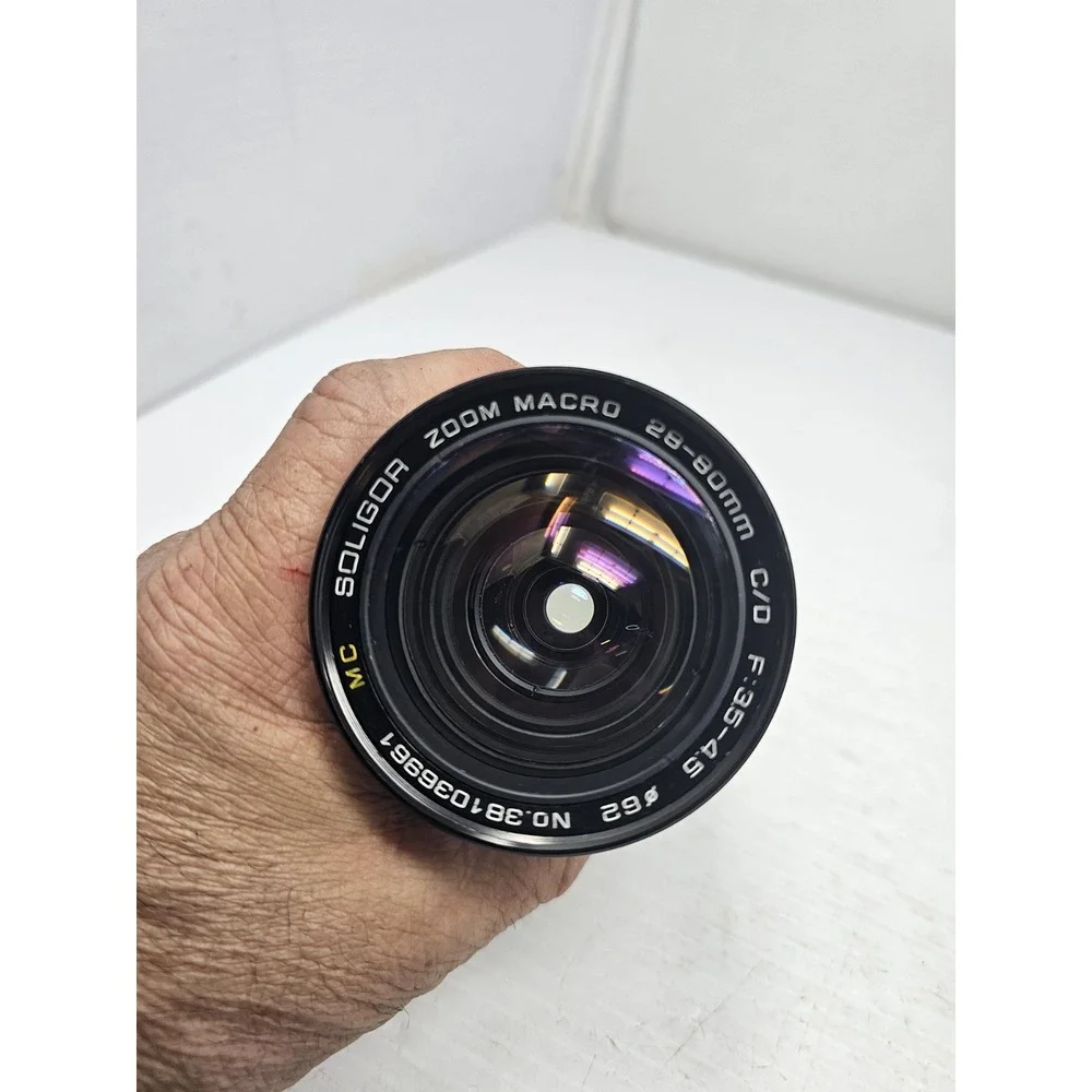 Soligor ZOOM Macro Lens 28-80mm C/D F:3.5-4.5 Canon Mount‎